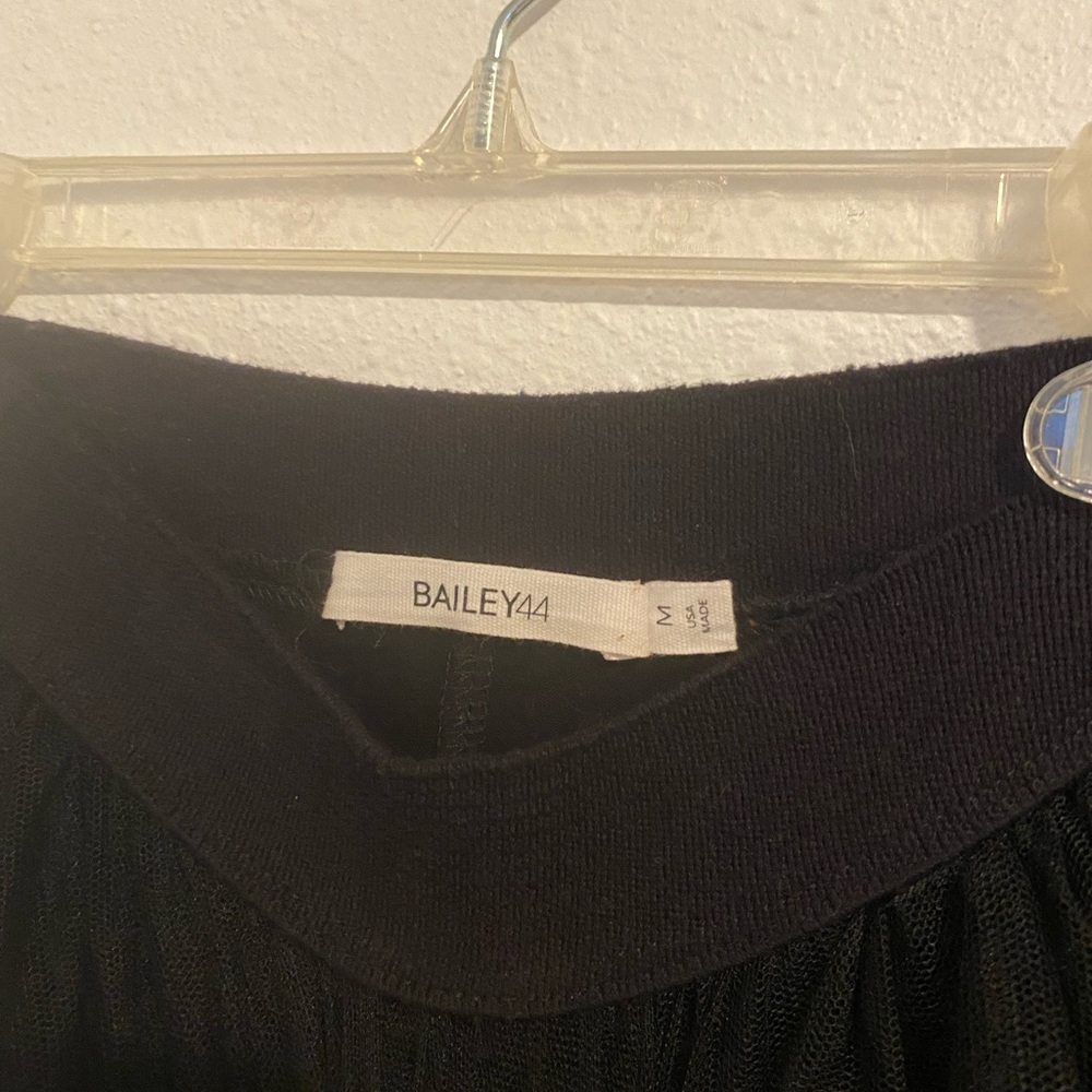 Long black tutu skirt
